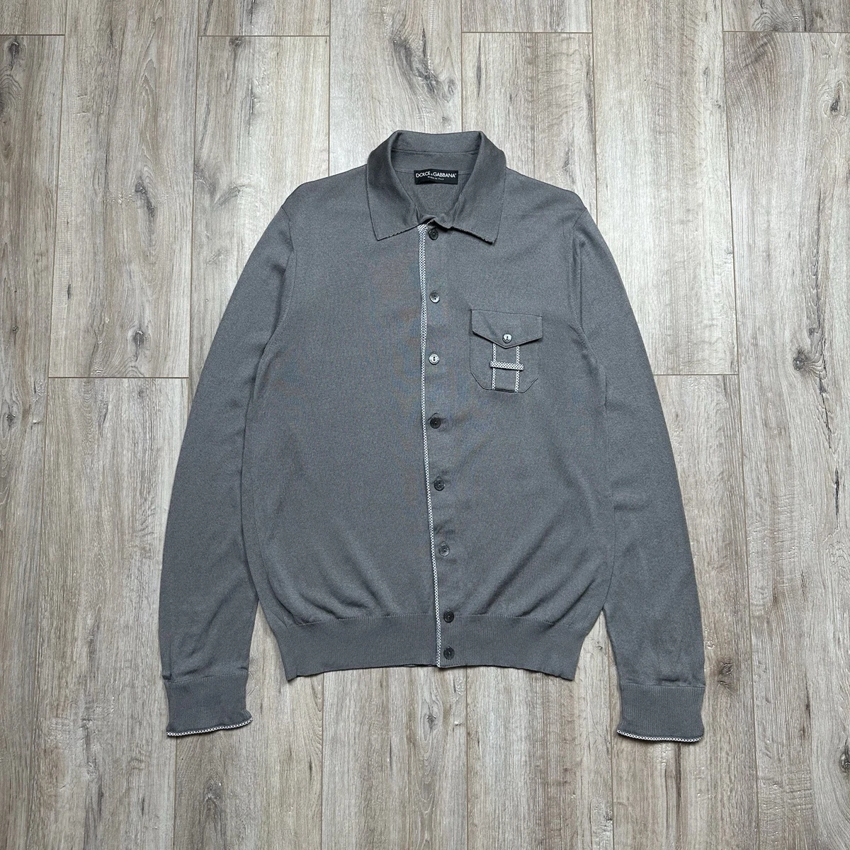 Dolce&Gabbana Cardigan Gray Sweaters for Men for sale | eBay