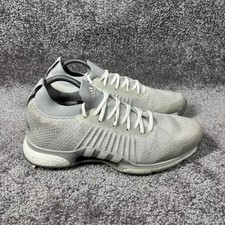 Adidas Golf Shoes Mens 10 Tour 360 Primeknit Grey White Athletic Sneakers Boost