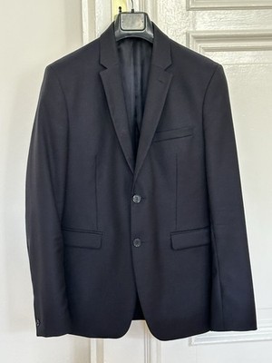 Acne Studios Sakko Aron J Twill Gr. 50 Navy Wolle Mohair Blazer