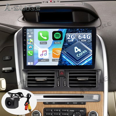 64GB Android 14 Car Stereo Radio For Volvo XC60 2008-2017 WIFI Carplay Navi +Cam