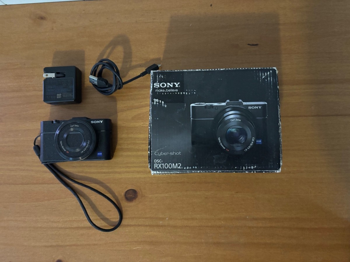 Sony Cyber-shot DSC-RX100 II 20.2MP Digital Camera - Black AS IS