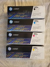 Set of  4  HP 305A LaserJet Toners C/M/Y/K M351 400 M451 New.