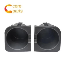 1 Pair Center Console Cup Holder Insert Fit for Toyota Tacoma 2005-2017 Black