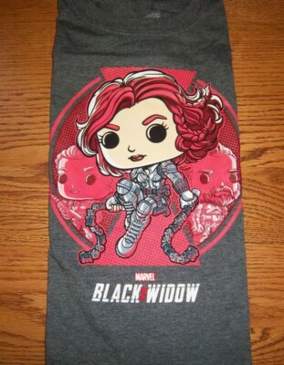MARVEL COLLECTOR CORPS - BLACK WIDOW TEE SHIRT [XL] FUNKO NEW IN PLASTIC BAG