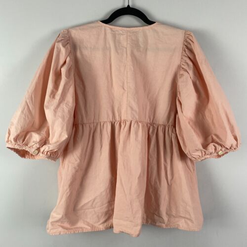 Rudy Jude Day Bluse Gr. XXL rosa Puffärmel Bio Baumwolle - Bild 8 von 12