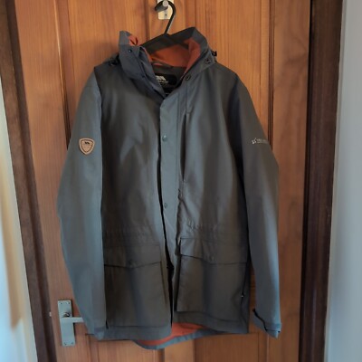 Trespass Mens Waterproof Jacket Sandy Small UK