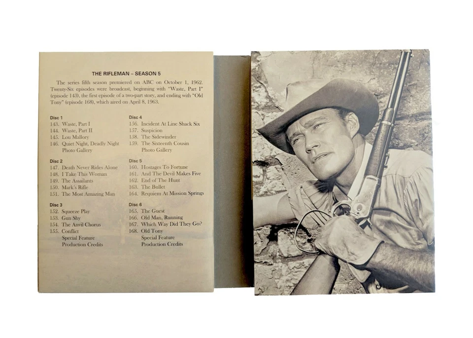 The Rifleman Collector Edition Season 5 (episodes 143 ‑ 168) DVD Box Set - Image 4 of 4