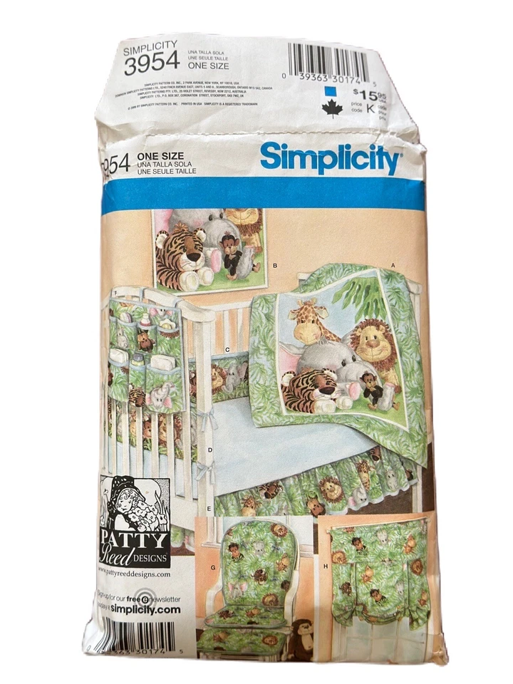 Simplicity Accessories Tote Bag Sewing Pattern McCall’s Crafts Doll Hat U Pick - Image 3 of 4