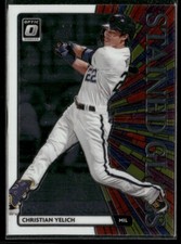 2020 Optic Stained Glass Christian Yelich #SG-2 Milwaukee Brewers