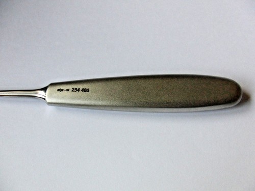 MLW 254 486 Rippen Raspatorium 185mm x 12mm scharf gewinkelt Rippenraspatorium - Picture 5 of 5