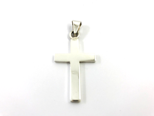 Taxco, Mexican 925 Sterling Silver Cross Pendant Top. 5.3 grams - Picture 1 of 11