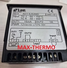 LAE AC1-5JS2MD electronic controller FOR TC-K OR J 71x29mm 12V BE SURE 12VOLT