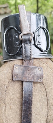 Borraccia Militare Tedesca WW2 Da 1lt In alluminio E Copertura In Feltro - Foto 10 di 15