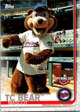 2019 Topps Opening Day #M-8 TC Bear Mascots