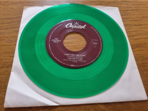 THE BEATLES - Can't Buy Me Love USA Capitol Records Jukebox Issue 7” GREEN VINYL - Picture 3 of 6
