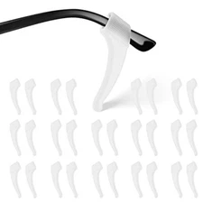 16 Pairs Anti-Slip Eyeglass Ear Grips Hook Comfortable Silicone Elastic Eyegl...