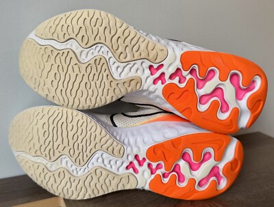 Nike Renew Run Mens 10.5 Running Shoes Orange White Pink  display picture 2
