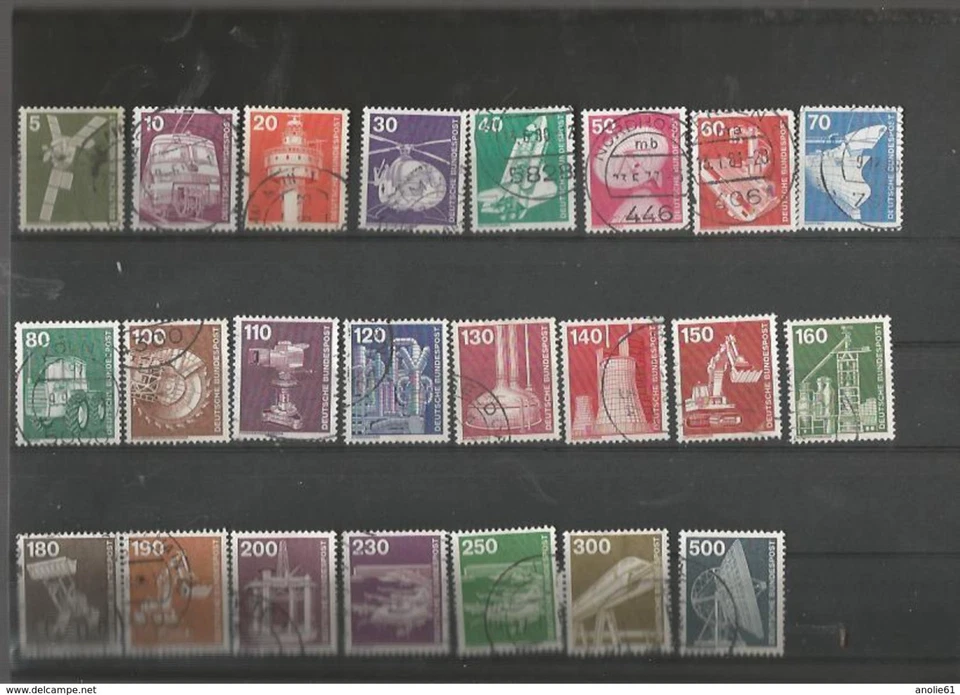 FREIMARKEN SATZ 846-859 990-994/1134 - 36 Industrie und Technik  (2) - Bild 1 von 1