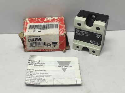 Carlo Gavazzi RM1A48D50 Solid State Relais Ssr RM 480V 60A Dc IP AC51 50A ~ A