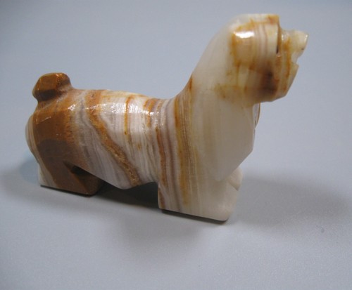3 estatuillas vintage de perro pekinés 2 Japón 1 mármol - Imagen 11 de 16