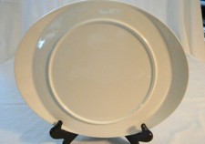 A VERY MODERN 13" X 11" MONORAIL WHITE PLATTER WORLD A LIBBY FOODSERVICE CO. 