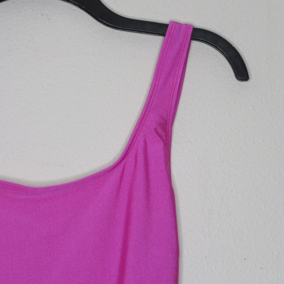 Traje de baño Catalina vintage de una pieza rosa fushia corte alto espalda en U 10 B48 para mujer Foto 4 de 4