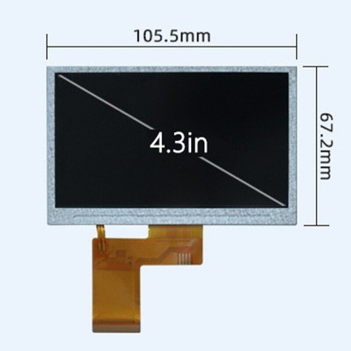 4.3Inch TFT LCD Panel 480x272 Clear and Color Connection Led Display Screen - Zdjęcie 8 z 8
