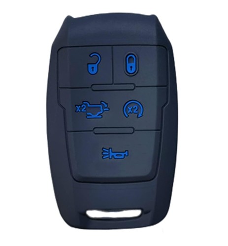 Fit Dodge Ram 1500 TRX 2500 5 Button Remote Smart Key Fob Silicone Case Cover - Picture 9 of 10
