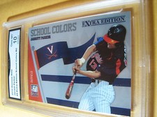 JARRETT PARKER GIANTS 2010 ELITE SCHOOL COLORS # 9  GRADED 10