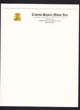 Vintage Motel Stationery Best Western Grand Canyon Ramada Inn New Mexico   EF3