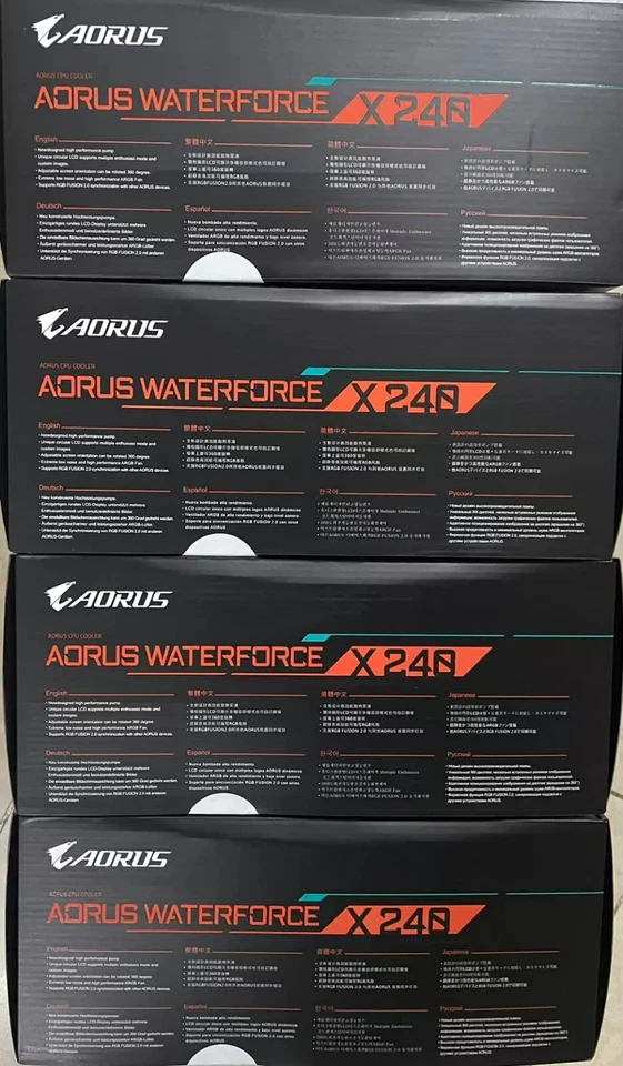 GIGABYTE AORUS Waterforce X240 Water Cooling Liquid Cooler Intel AMD 120mm - Image 4 of 4