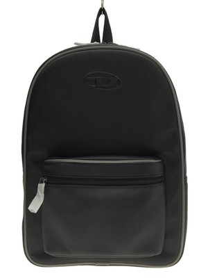 Diesel Rucksack/Leder/Schwarz/Einfarbig/X08898 765