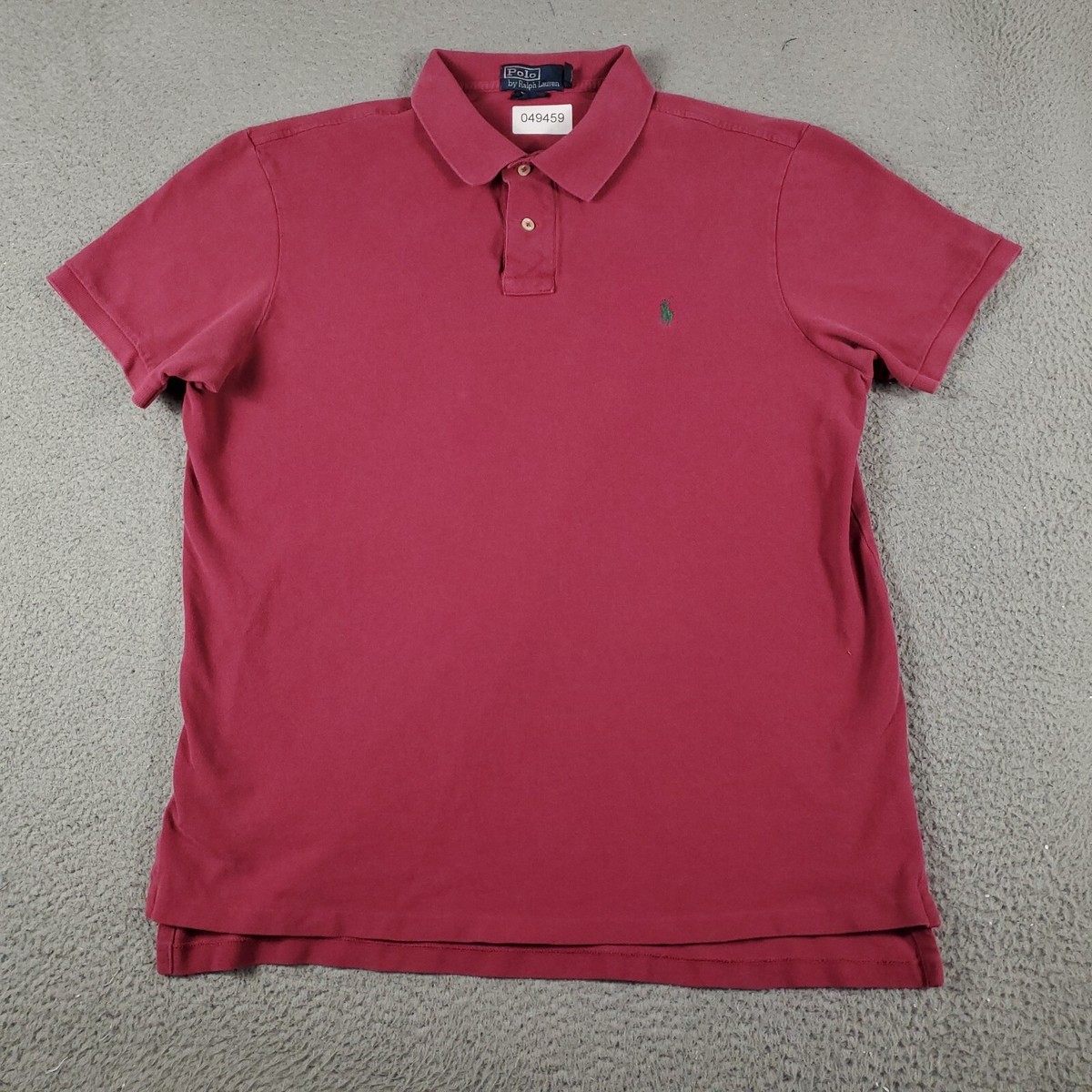 Polo Ralph Lauren ラガーシャツ XL Men's Ralph Lauren Polo Shirt Short Sleeve XL Red K58 | eBay