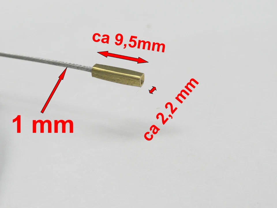 2 Innenzug Schaltzug 3-Gang Torpedo Hartmann f. Sachs / SRAM Fahrrad Daumenhebel - Bild 2 von 4