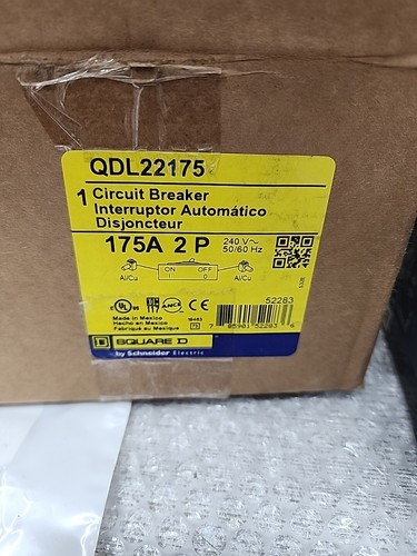 Square D/Schneider QDL22175 2 Pole 175 Amp 120/240v Main Breaker Type QDL (NEW) - Picture 14 of 16