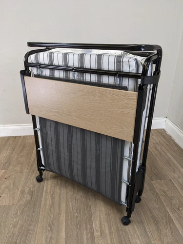 SINGLE BED Jay-Be Folding Guest Bed Small Single Size Headboard Vertical Storage