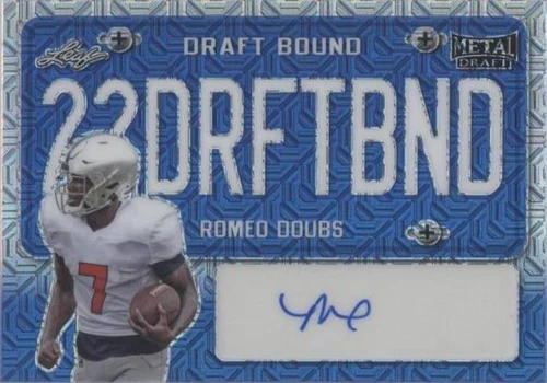 2022 Leaf Metal Draft Romeo Doubs #DB-RD1