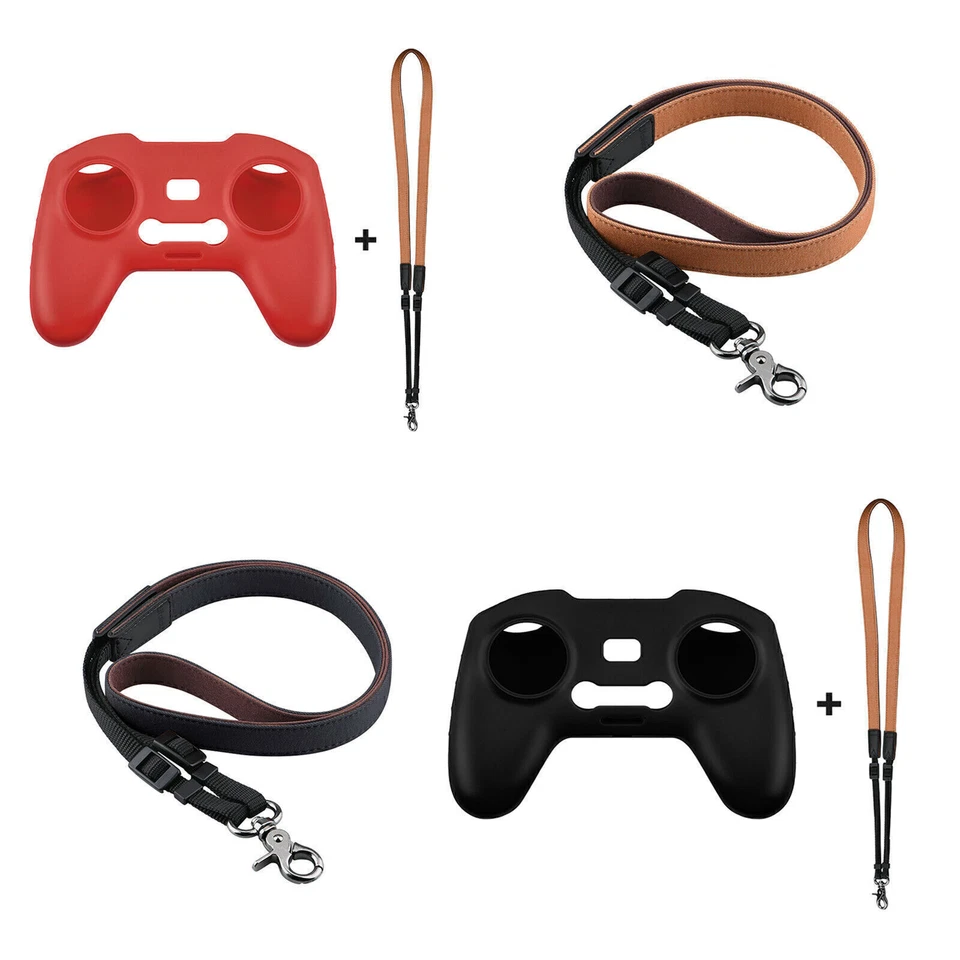 Funda protectora con correa para el cuello con cordón de control remoto para DJI FPV Foto 2 de 4