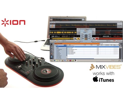 Ion Audio Discover DJ System For Computer W/ MixVibes Music Software Red & Black - Picture 4 of 24
