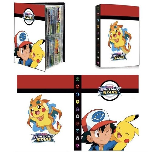 Pokemon Scrapbook 240 Card Portfolio 4-Pocket Collectible Card Booklet Folder - Picture 15 of 30
