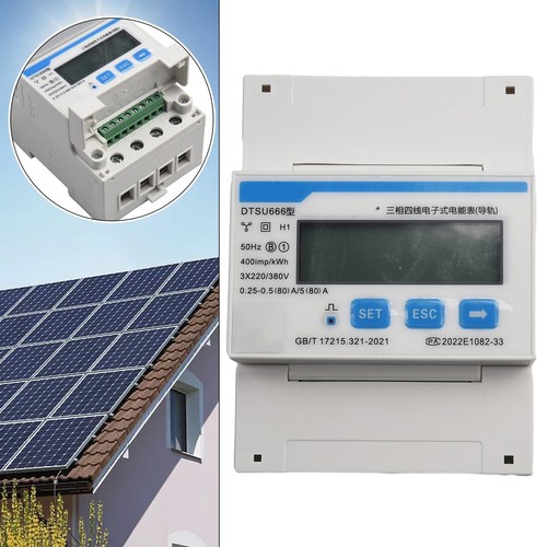 Advanced Threephase Fourwire Energy Meter DTSU666 for Reliable Performance