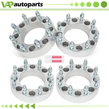 4Pcs 2" Wheel Adapters 8x170 to 8x180 Fits Chevy Wheels on Ford Trucks 14x1.5