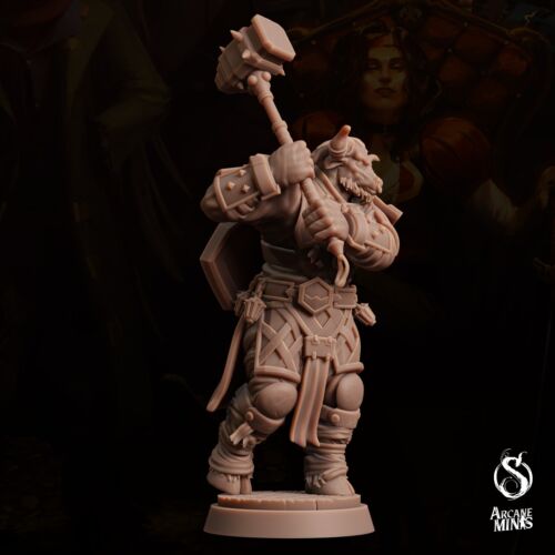 Minotaurus Kleriker Pose 1 | Arkane Minis | D&D Miniatur - Bild 3 von 6
