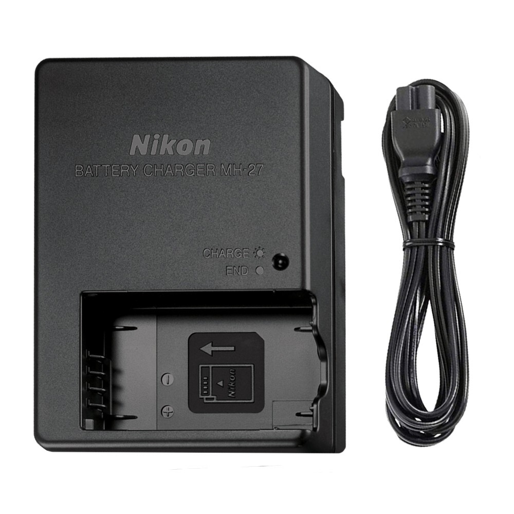 Nikon OEM Charger MH-27 For EN-EL20 Battery, 1 S1, 1 J1, 1