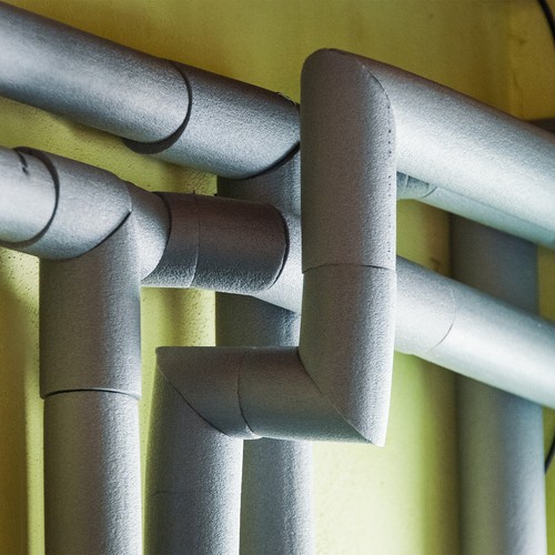 2pcs Pipe Insulation Foam Tube Split Pipe Lagging 15mm ID 40mm OD 3ft, White - Picture 6 of 7