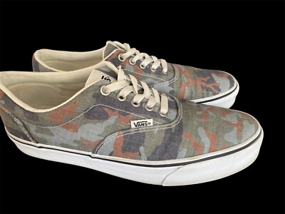 Vans Men’s Van Doren Rare Duck Camo Lace Up Skate Shoes Size