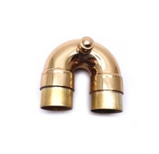 Bb Trumpet 2nd Valve Tuning Slide Replacement Gold Plated