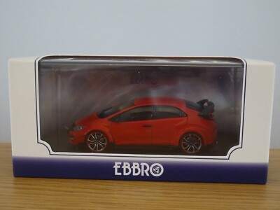 ミニカー EBBRO 1/43 Honda CIVIC TYPE R EURO FN2 EBBRO HONDA CIVIC TYPE R CONCEPT 2014 FK2 WHITE CAR MODEL