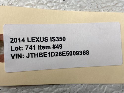 14-16 LEXUS IS350 IS250 CENTER CONSOLE SHIFTER CONTROL SWITCH PANEL OEM LOT741 - Picture 15 of 15