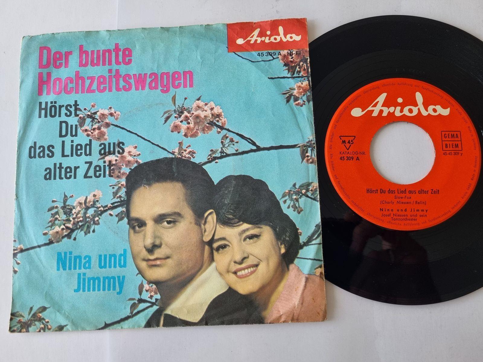 7"" Single Nina und Jimmy - Der bunte Hochzeitswagen Vinyl Germany